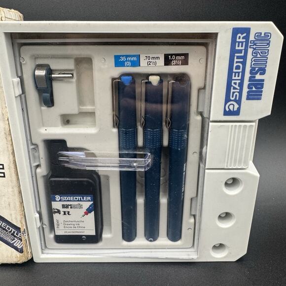 staedtler marsmatic 700 S3-ITT Mechanical Pencil Set Engineer Architect AS-IS - Picture 2 of 9